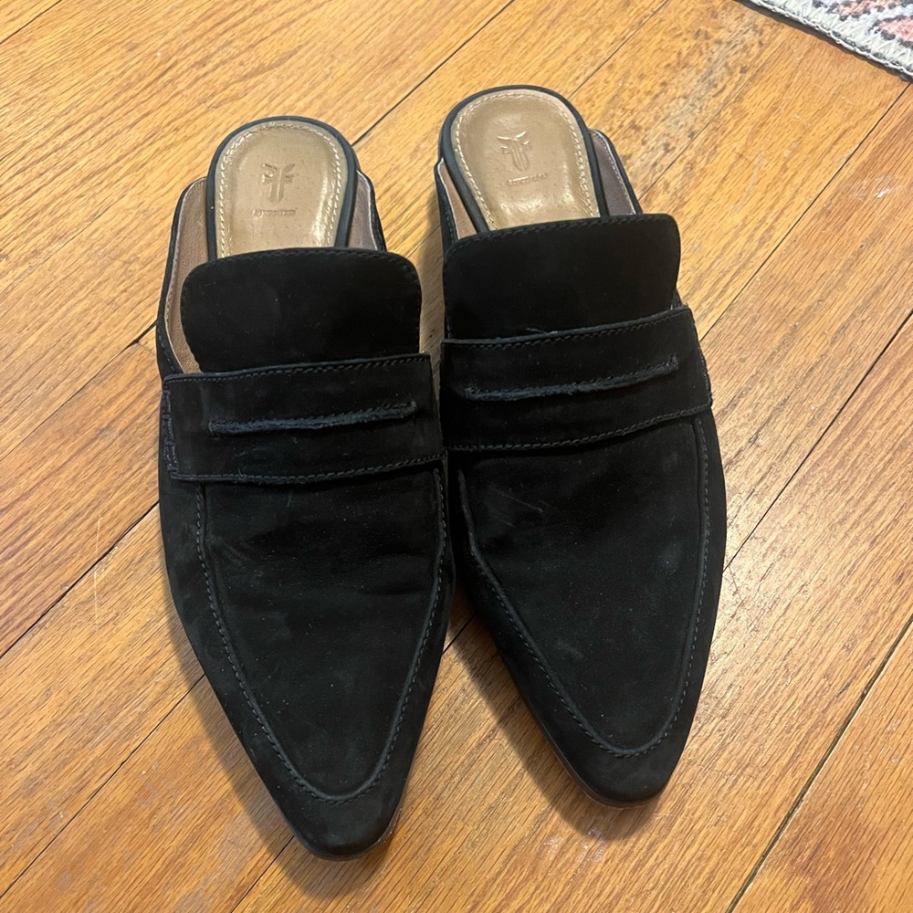 Frye Suede Mules